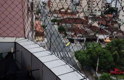 Apartamento com 1 dormitório à venda, 56 m² por r$ 275.000 - tupi - praia grande/sp