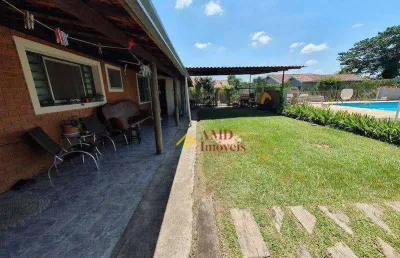 Chácara com 3 dormitórios para alugar, 435 m² por r$ 8.000,00/mês - nova suiça - piracicaba/sp