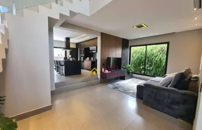 Casa com 3 dormitórios à venda, 256 m² por r$ 2.480.000,00 - residencial villa d’aquila - piracicaba/sp