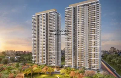 Apartamento a venda com 123mts, 3 suítes, terraço gourmet, 2 vagas a 400m do shopping morumbi