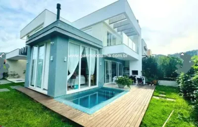 Casa em condomínio fechado com 4 quartos à venda no lagoa da conceição, florianópolis , 289 m2 por r$ 2.980.000