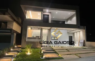 Casa de alto padrão para venda no condomínio santa mônica caçapava-sp
