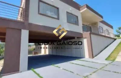 Linda casa assobradada 340m² 4 dorms à venda no recanto sta. bárbara!