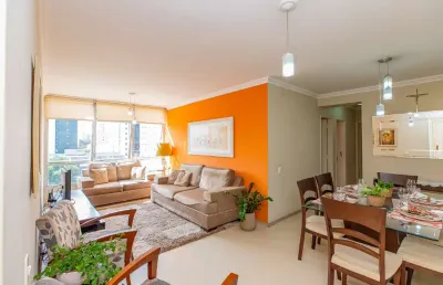 Apartamento tipo para venda em brooklin paulista com 3 quartos, sendo 1 suíte, 107m²
