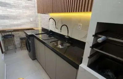 União - casa villagio com área gourmet e planejados