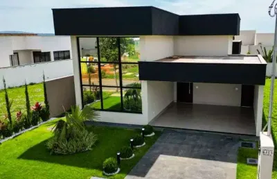 Casa de alto padrão, 4 suítes, sendo 1 master, em alphaville 1 - senador canedo
