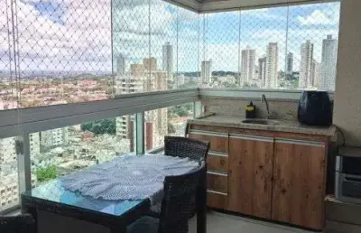 Apartamento com 3 suítes, mobiliado, localizado no setor leste universitário