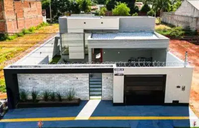 Casa térrea, 3 quartos, sendo 1 suíte master com closet, no residencial ravena - senador canedo