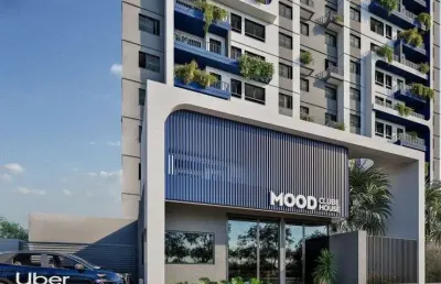 Apartamento 2 quartos, sendo 1 suíte, localizado a 8 minutos do shopping flamboyant