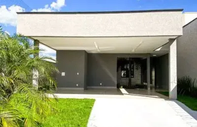 Casa térrea, 4 suítes, sendo 1 suíte master com closet, no bairro das indústrias - senador canedo