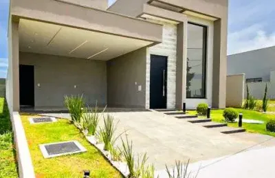Casa de alto padrão, 3 suítes, sendo 1 master, em alphaville 1 - senador canedo