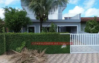 Sobrado com edícula à venda no balneário três marias - peruíbe - sp