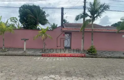 Casa com piscina e área gourmet à venda no balneário oásis - peruíbe - sp