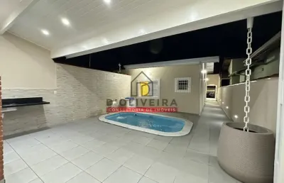 Casa térrea com piscina a venda no bairro stella maris - peruíbe - sp