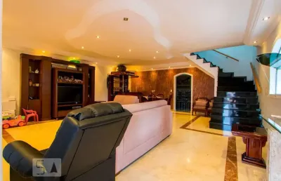 Casa para aluguel - campestre, 3 quartos,  367 m² - santo andré