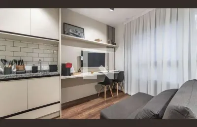 Kitnet / stúdio para aluguel - brooklin, 1 quarto,  30 m² - são paulo