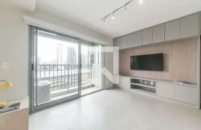 Kitnet / stúdio para aluguel - brooklin, 1 quarto,  24 m² - são paulo