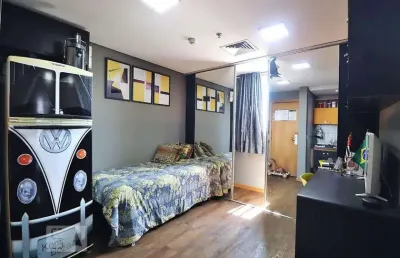 Apartamento para aluguel - jardim bela vista, 1 quarto,  44 m² - santo andré