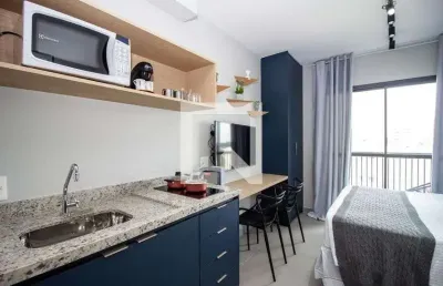 Cobertura para aluguel - brooklin, 1 quarto,  25 m² - são paulo