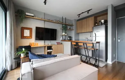 Kitnet / stúdio para aluguel - vila olímpia, 1 quarto,  40 m² - são paulo