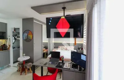 Kitnet / stúdio para aluguel - moema, 1 quarto,  27 m² - são paulo