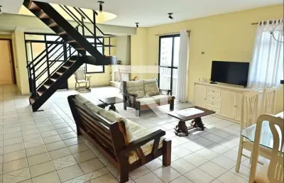 Cobertura para aluguel - vila caiçara, 4 quartos,  200 m² - praia grande