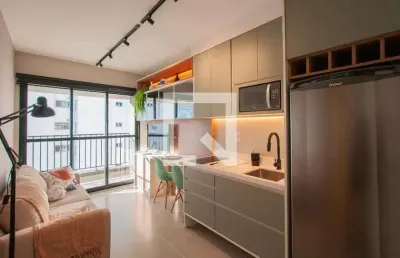 Apartamento para aluguel - pinheiros, 1 quarto,  30 m² - são paulo