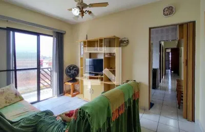 Apartamento para aluguel - guilhermina, 2 quartos,  80 m² - praia grande