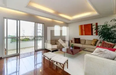 Apartamento para aluguel - campo belo, 3 quartos,  214 m² - são paulo