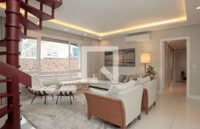 Cobertura para aluguel - auxiliadora, 3 quartos,  235 m² - porto alegre