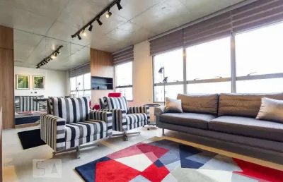 Apartamento para aluguel - santo amaro , 1 quarto,  74 m² - são paulo