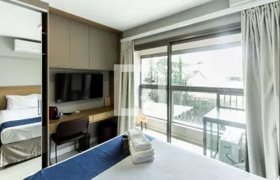 Kitnet / stúdio para aluguel - moema, 1 quarto,  20 m² - são paulo