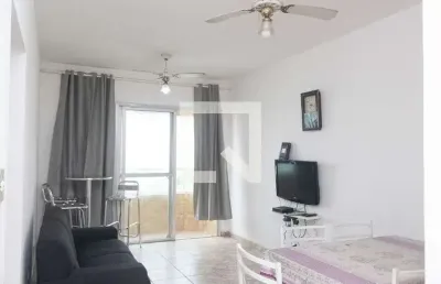 Apartamento para aluguel - cidade ocian, 1 quarto,  70 m² - praia grande