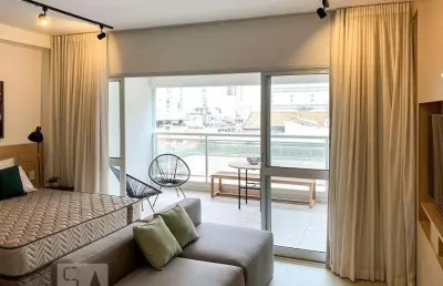 Kitnet / stúdio para aluguel - consolação, 1 quarto,  40 m² - são paulo