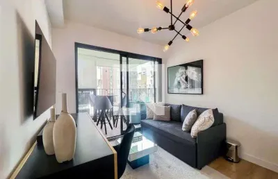 Apartamento para aluguel - moema, 1 quarto,  34 m² - são paulo