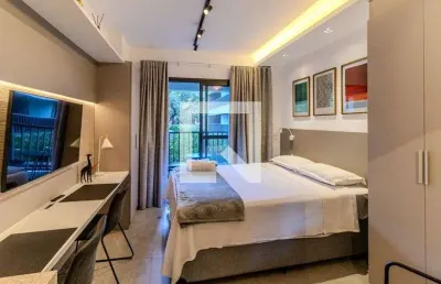 Kitnet / stúdio para aluguel - santa cecília, 1 quarto,  24 m² - são paulo