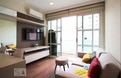 Apartamento para aluguel - moema, 1 quarto,  50 m² - são paulo
