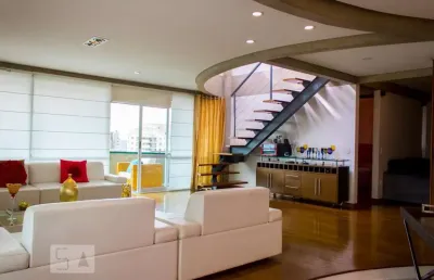 Cobertura para aluguel - jardim, 5 quartos,  414 m² - santo andré