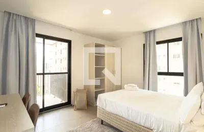 Kitnet / stúdio para aluguel - moema, 1 quarto,  32 m² - são paulo