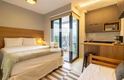 Kitnet / stúdio para aluguel - vila madalena, 1 quarto,  25 m² - são paulo