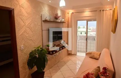 Apartamento para aluguel - maracanã, 1 quarto,  61 m² - praia grande