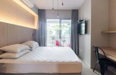 Kitnet / stúdio para aluguel - vila madalena, 1 quarto,  24 m² - são paulo