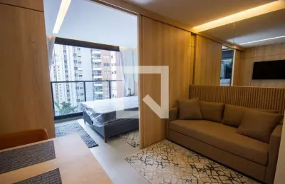 Kitnet / stúdio para aluguel - itaim bibi, 1 quarto,  27 m² - são paulo