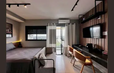 Kitnet / stúdio para aluguel - chácara santo antonio, 1 quarto,  29 m² - são paulo