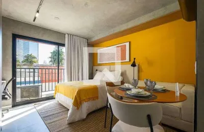 Kitnet / stúdio para aluguel - pinheiros, 1 quarto,  25 m² - são paulo