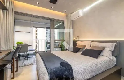 Kitnet / stúdio para aluguel - moema, 1 quarto,  27 m² - são paulo