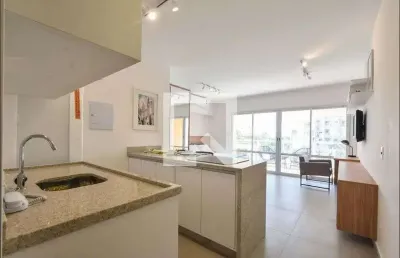 Apartamento para aluguel - campo belo, 1 quarto,  43 m² - são paulo