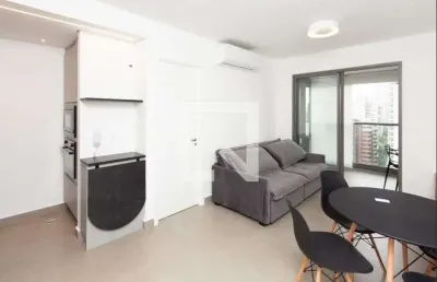 Apartamento para aluguel - moema, 1 quarto,  45 m² - são paulo
