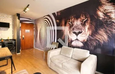 Apartamento para aluguel - itaim bibi, 1 quarto,  40 m² - são paulo