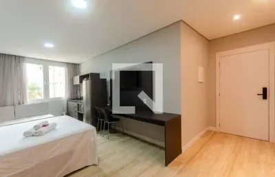 Kitnet / stúdio para aluguel - centro histórico, 1 quarto,  34 m² - porto alegre